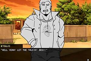worst dating sim game with silly gay comedy and muscular hunks