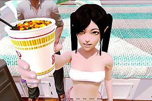 explore the harem hotel in game 163