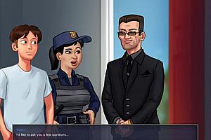 weishaupt summertime saga 5 with fat big tits curvy huge boobs cute interracial outfit