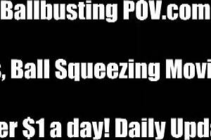 Your balls are in big trouble, pussy boy 😈👢