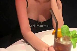 i'm april-maxima, the japanese street whore, giving a blowjob with cum in my mouth
