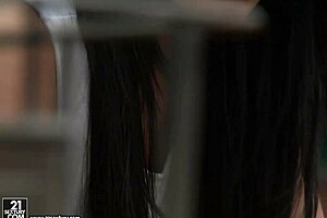 i fucked Anissa Kate's big tits and ass on the tennis court, but her tight asshole was so intense i almost came early!