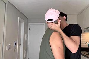 Marcos Goiano Licks Gym Boy's Ass