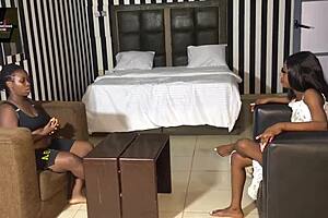 black eve's first orgasm with her girlfriend's big ass