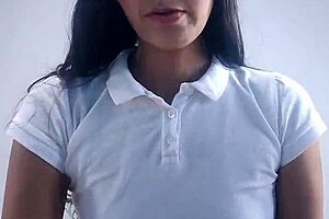 Shy sexy college stepsister fucks stepbrother in mini skirt close up?