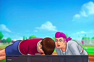 weishaupt summertime saga 5 with fat big tits curvy huge boobs cute interracial outfit