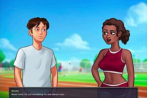 weishaupt summertime saga 5 with fat big tits curvy huge boobs cute interracial outfit