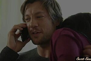 Curvy stepteen doggystyled after oral play.