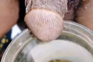 micro penis sissy pissing in different places