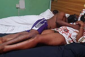 Ebony princess and sister intensely fuck the boy with big cocks