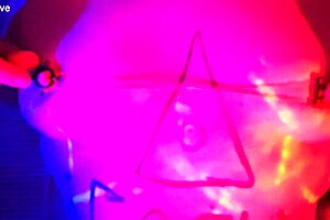 my colombian neighbor with small tits came over for a sexy movie night at home.