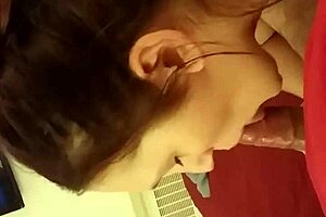 Look at That Big Ass White Girl Sucking Dick!