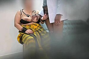 Hey, that asian doctor is totally dominating his patient in the hospital clinic 😏