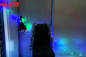 merry christmas greetings from emris53 with asian european and black friends