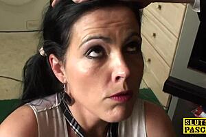 i ballgag my uk sub and whip her before throatfucking her roughly