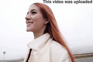 little chloe gets face fucked in rough 6on1 interracial gangbang