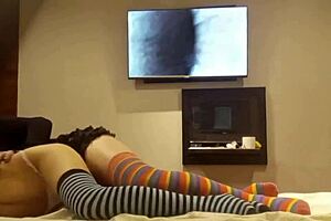 my friend dressed as a woman and drilled me hard