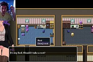 This milf wife is giving a double blowjob, cum filling her mouth in part 2.