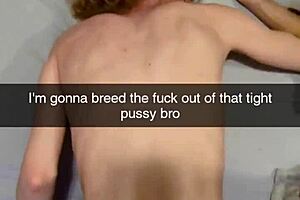 No, don’t cum in me! Roommate’s cheating girlfriend bred raw on Snapchat!