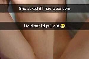 No, don’t cum in me! Roommate’s cheating girlfriend bred raw on Snapchat!