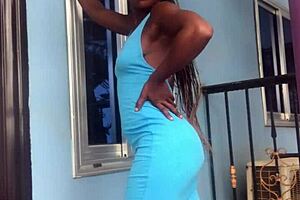 Crazy Bitch Twerking Wildly On The Balcony Outdoors