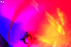 my colombian neighbor with small tits came over for a sexy movie night at home.