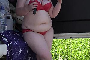 I watch mature lesbians with big asses outdoors in a public park, hidden camera capturing chubby milfs in sexy lingerie. Amateur fetish PAWG scene.