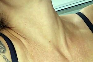 Ebony Teen Thief Offers Footjob and Pussy for Freedom