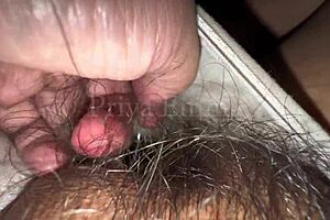 Seductive Indian bhabi masturbates wet pussy. 😏