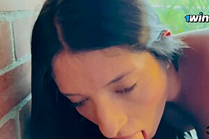 Latina Plays With Her Big Ass