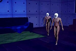 A narrative unfolds with rough sex in an intense session