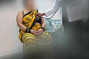 Hey, that asian doctor is totally dominating his patient in the hospital clinic 😏