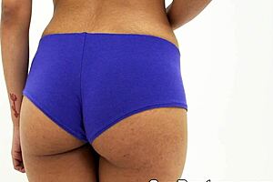 exploring khalifa's vintage ebony ass in retro teen scene