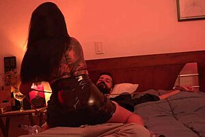 first bdsm steps with latina in latex trust