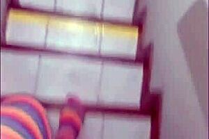 my friend dressed as a woman and drilled me hard