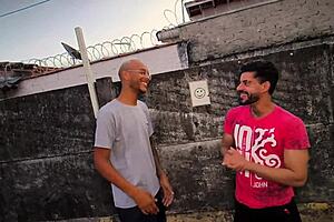 girlfriend's birthday surprise with ripped clothes