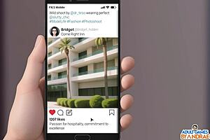 Sophie delivers blowjob in room service femdom group