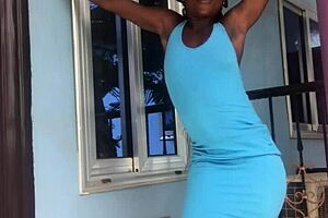 Crazy Bitch Twerking Wildly On The Balcony Outdoors