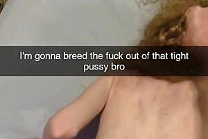 No, don’t cum in me! Roommate’s cheating girlfriend bred raw on Snapchat!