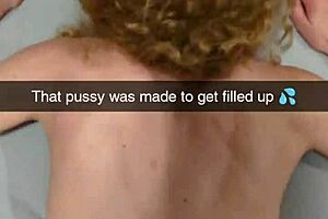 No, don’t cum in me! Roommate’s cheating girlfriend bred raw on Snapchat!