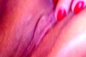 Prostitute Touches Her Pink Wet Pussy During Intense Masturbation