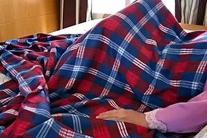 Horny Step-Nephew Engages in POV Role-Play with Step-Aunt Using Dildo for Intense Masturbation and Orgasm.