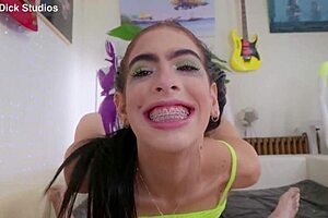 alicia trece bounces as anal whore in throat and ass fuck