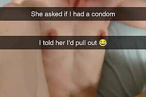 No, don’t cum in me! Roommate’s cheating girlfriend bred raw on Snapchat!