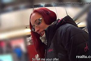 Flawless Czech cutie gets teased in the hypermarket and enjoys POV action.