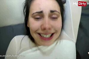 jenny stella stuffs her pussy with roommates cock