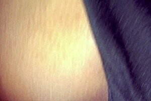 Brunette teen 18+ with big natural tits rides monster cock and gets cumshot on ass.