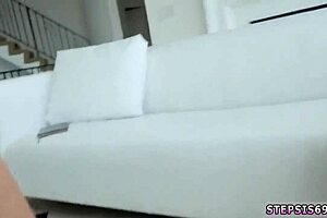 Petite blonde teen 18+ masturbates before her first anal fight