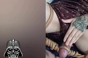 I can’t stop caressing this huge monster cock with my feet. It’s driving me wild every second.