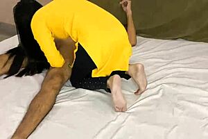 Wow, wanna see this Punjabi stepmom get naughty in family sex? Listen to her hot Hindi moans!